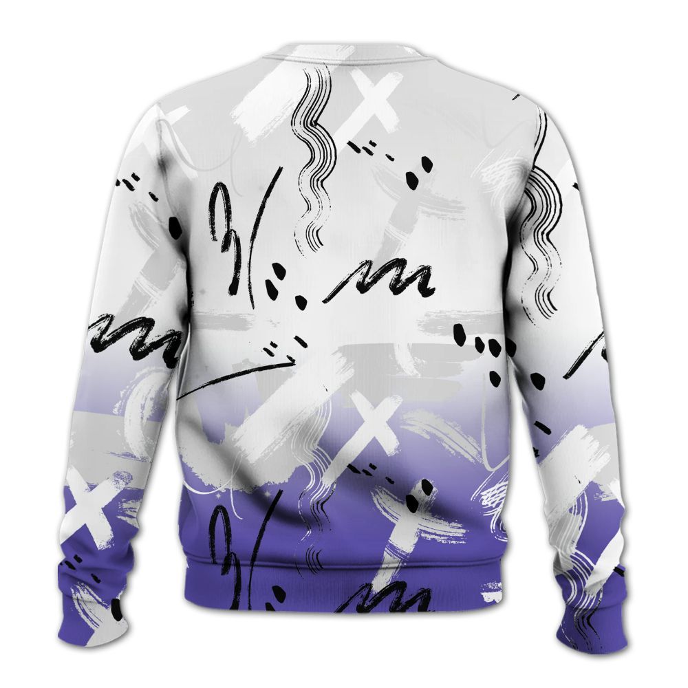 Sweatshirt To Match Retro Concord 5s - Money Hustle Grind Pray All Over Print