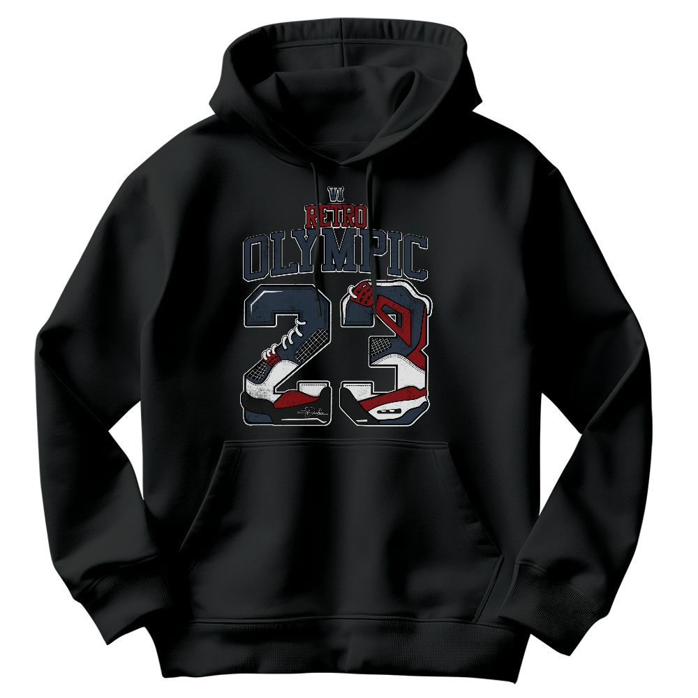 Sweatshirt To Match Retro Olympic 6s - Number 23 Dirty 4s Graphic