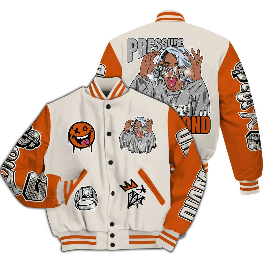 Varsity Jacket To Match SE Craft 5s - Pressures Makes Varsity Jacket To Match All Over Print