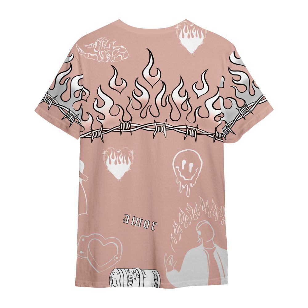 Shirt To Match Dunk Low Pink Velvet - Snake Trust No One All Over Print