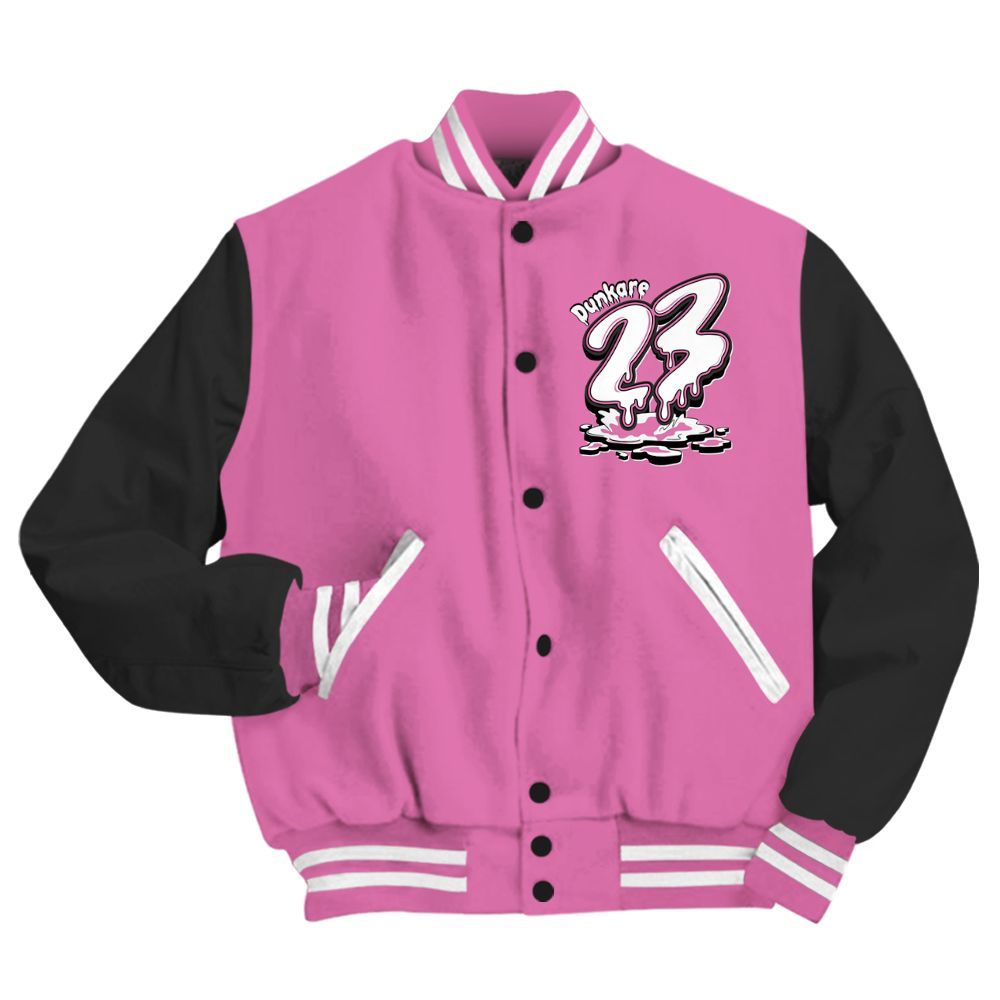 Varsity Jacket To Match Air Force 1 ParaNoise 3.0 - Custom Name 23 Drip All Over Print