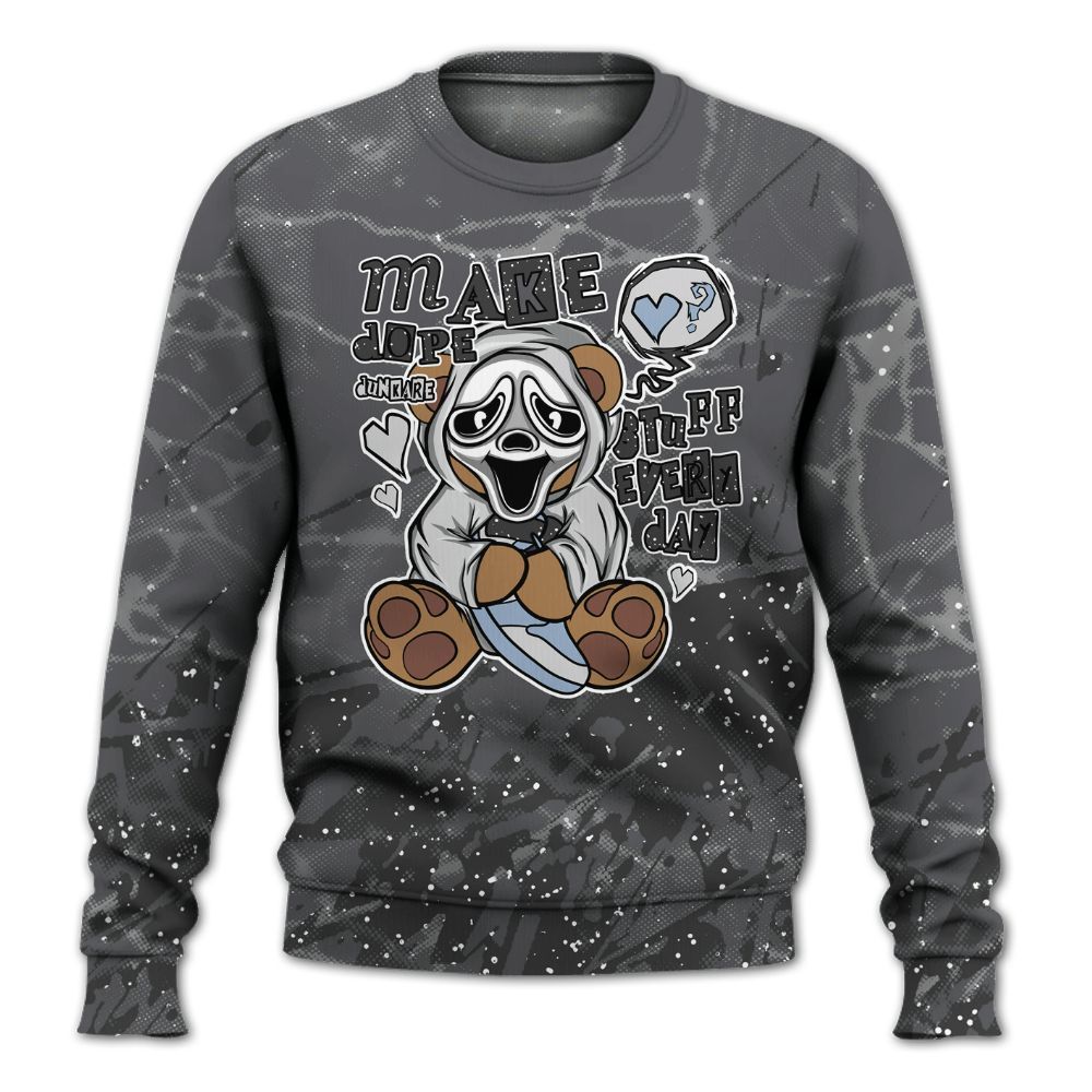 Sweatshirt To Match Reverse Oreo 6s - Make Dopes Bear Profound All Over Print