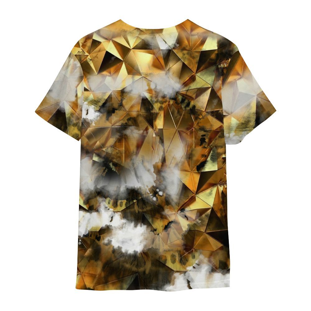 Shirt To Match NET Gold 4s - God Blessed Tie Dye All Over Print