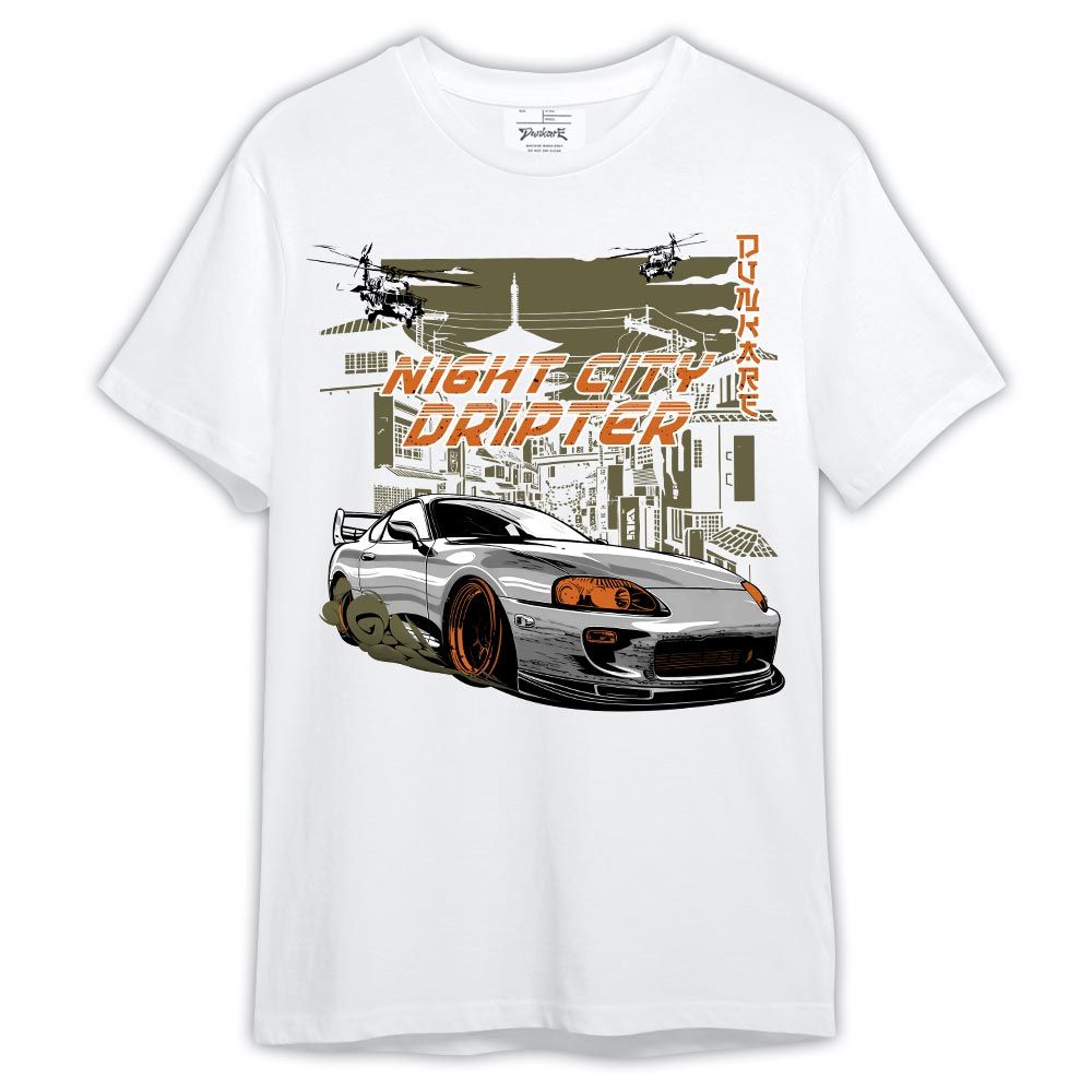 Shirt To Match Shirt Night City Dripter, Olive 5s T-- To Match Sneaker Olive 5s Graphic Tee 2404 LTRP