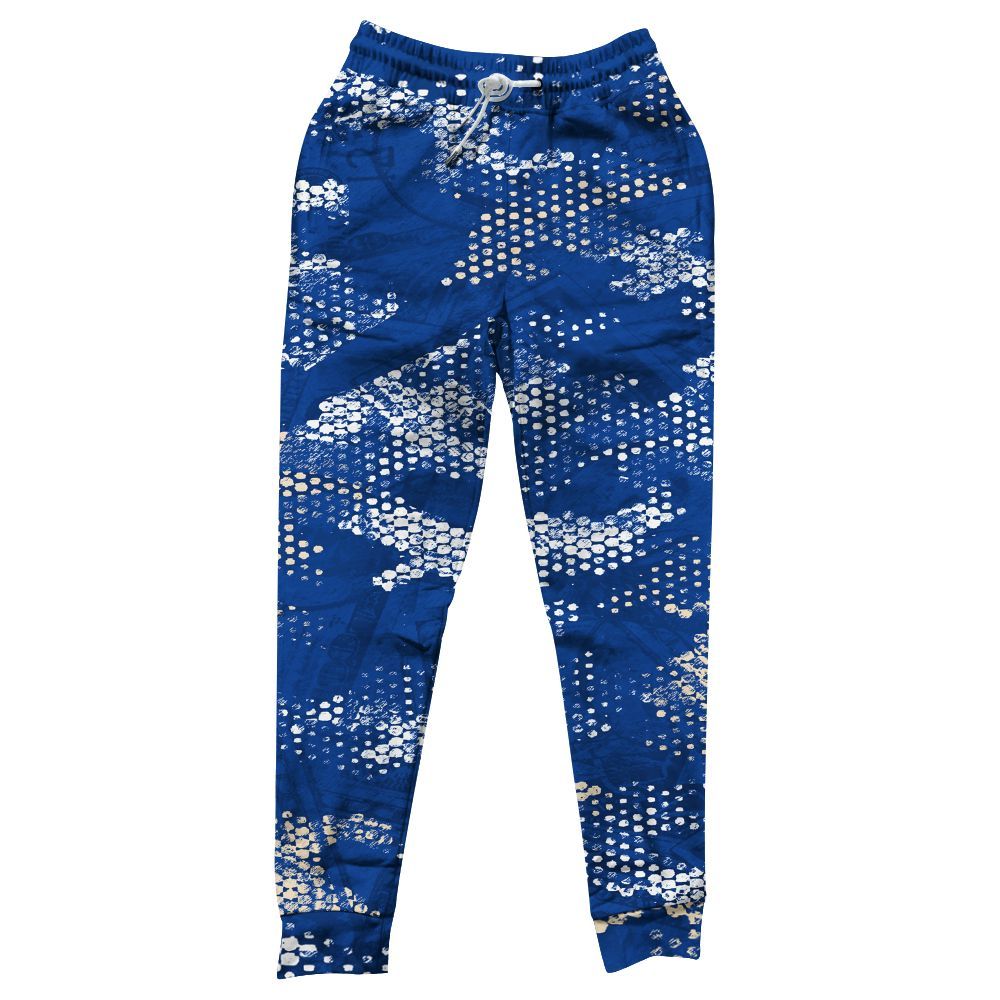 Sweatpant To Match Low Game Royal 1s - Banknotes Art Graphic All Over Print