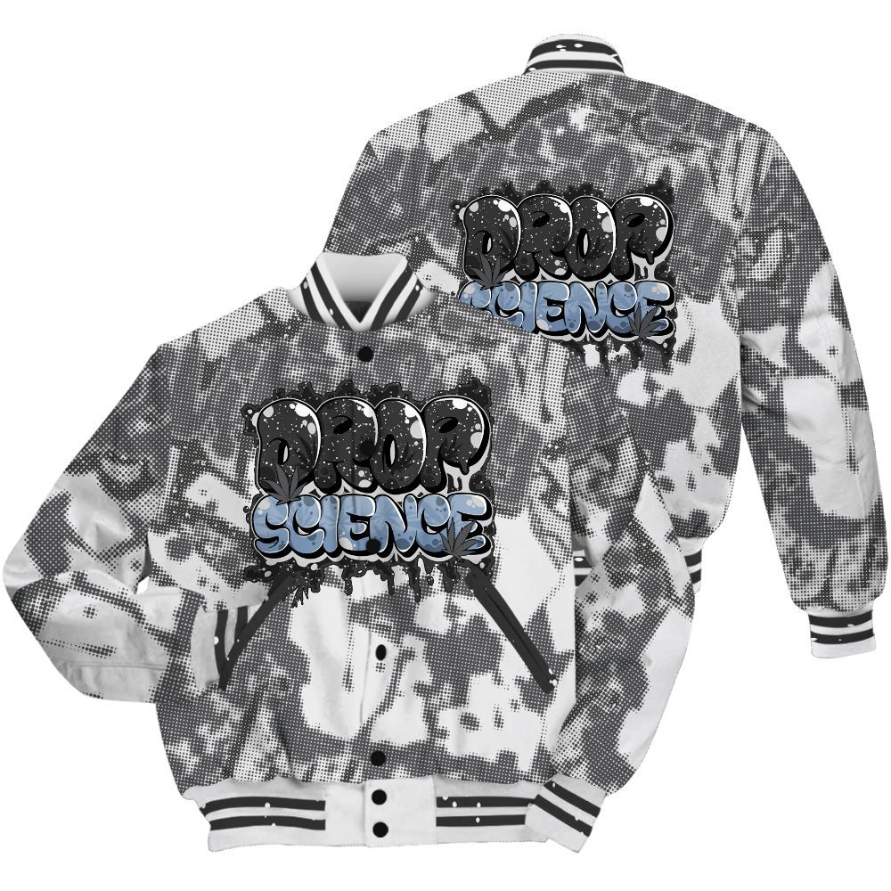 Varsity Jacket To Match Reverse Black White 6s Shirt - Drop Science Street All Over Print