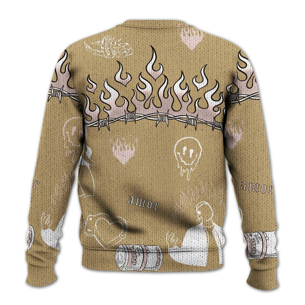 Knitted Sweater To Match Low Linen 2025 1s - Snake Trust No One