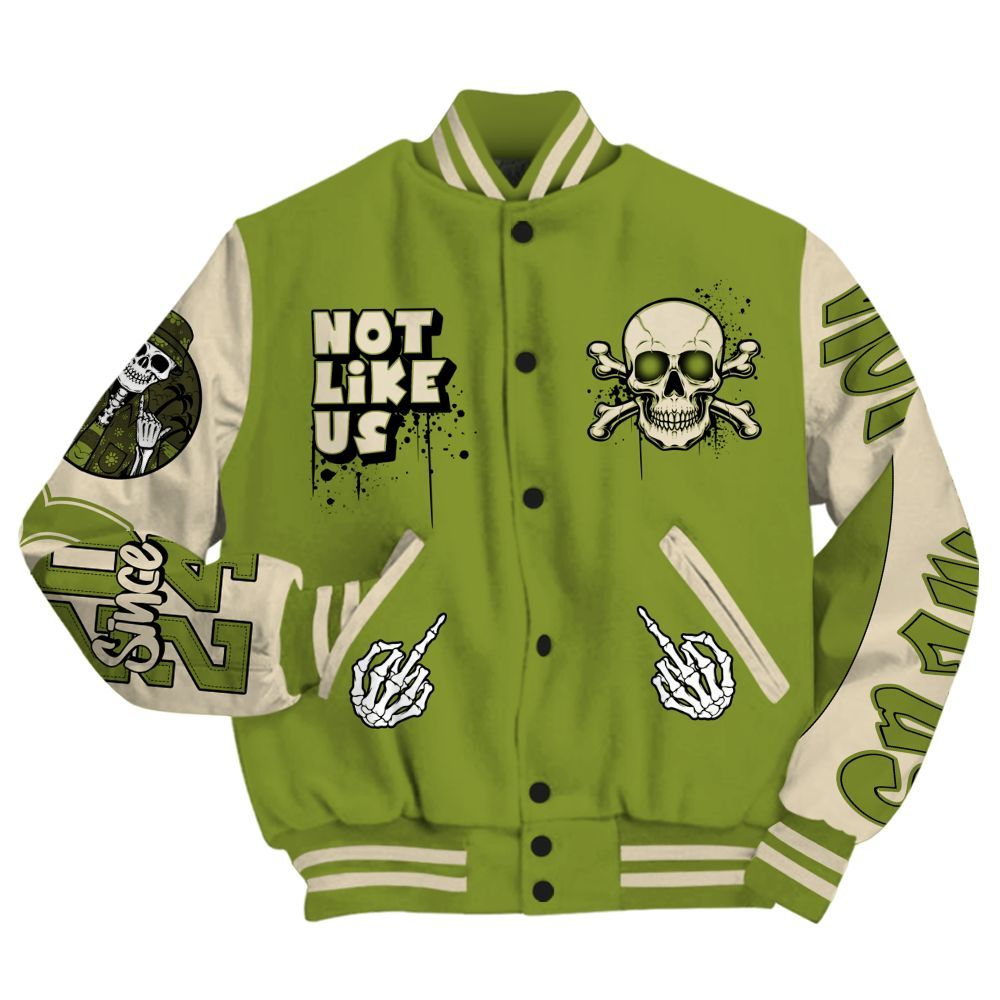 Varsity Jacket To Match SB Dunk Low Asparagus - Don't Like Us All Over Print