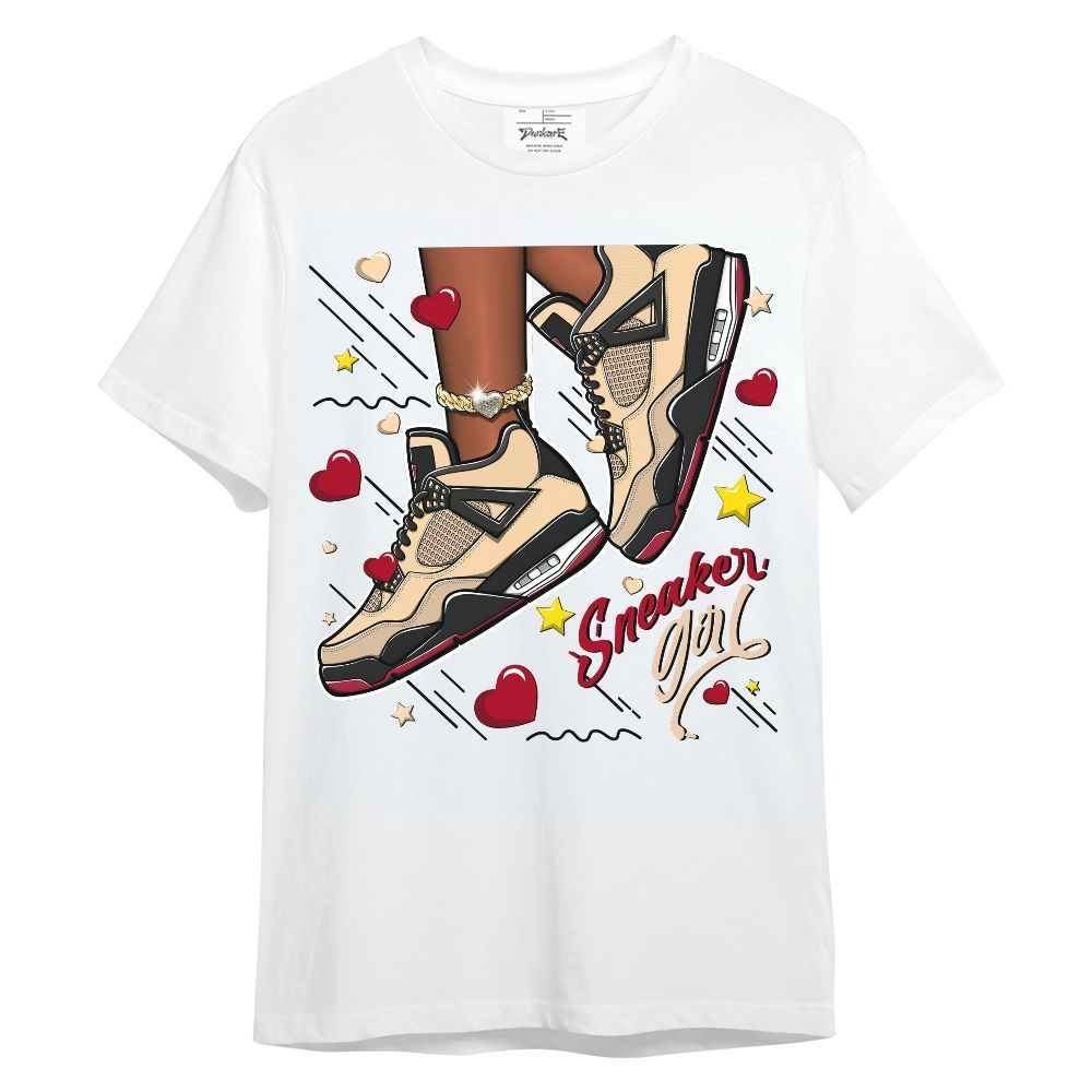 Shirt To Match Retro Pizza GS 4s - SNEAKER Girl Heart Flying Graphic
