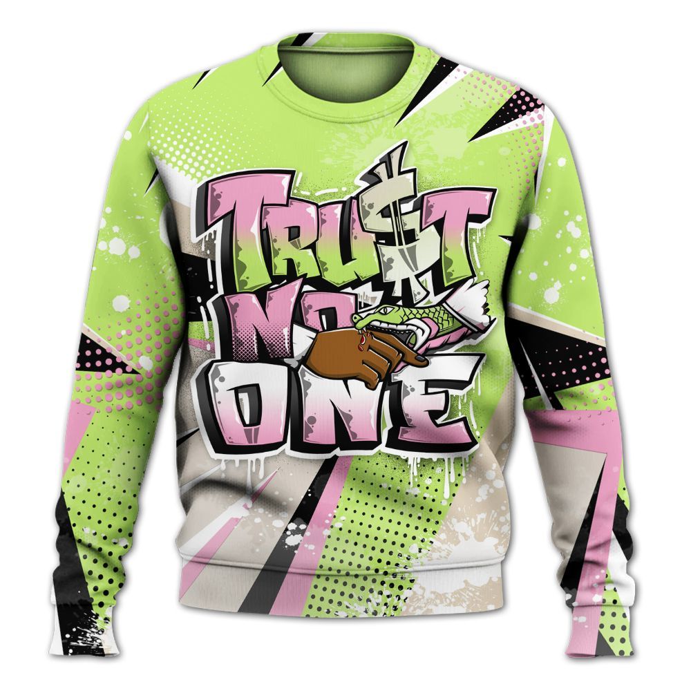 Sweatshirt To Match Jack Black Night Silver - Trust No One Dripping All Over Print