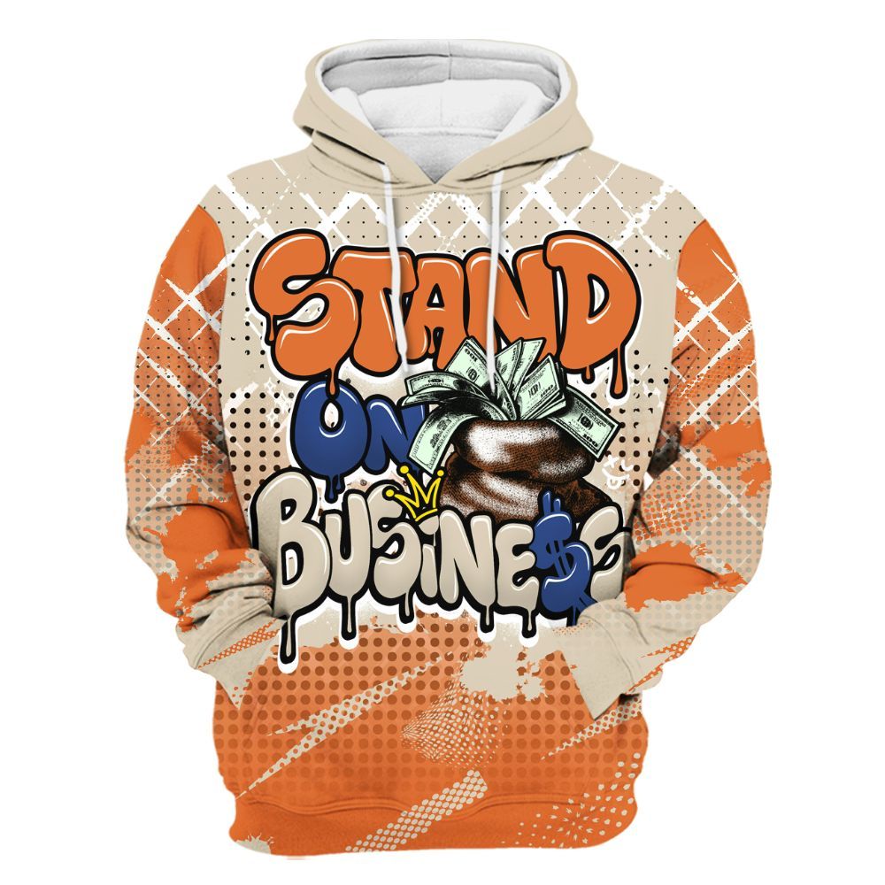 Hoodie To Match Air Max 90 Rattan Birch - Halftone Stand Business Dripping All Over Print