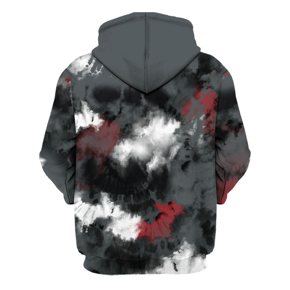 Hoodie To Match Black RM Nigel Sylvester 4s - God Blessed Tie Dye All Over Print
