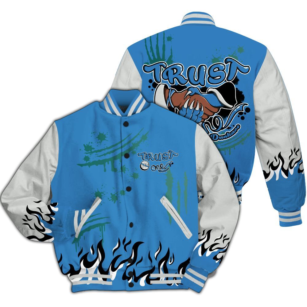 Varsity Jacket To Match Low Carolina 17s - Graphic Trust No One All Over Print