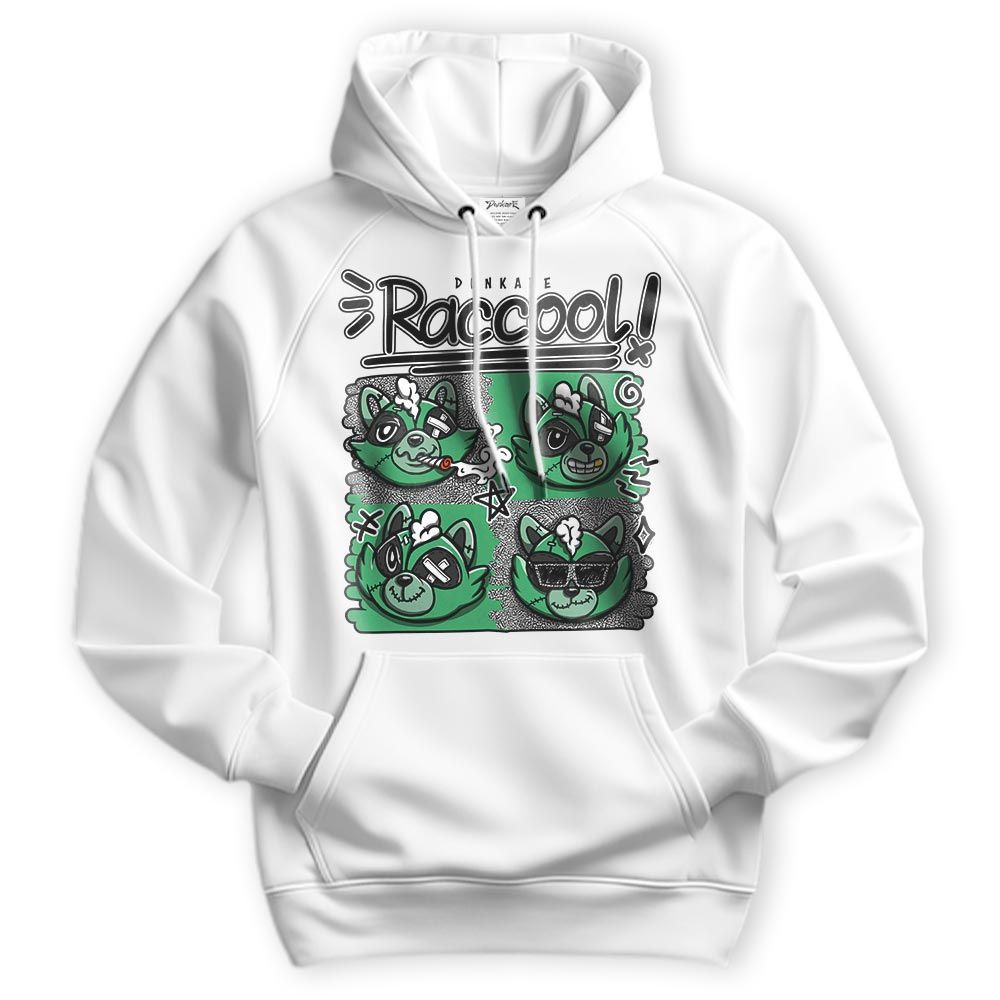 Sweatshirt To Match Hoodie Raccool Raccoon, 3 Green Glow Hoodie To Match Sneaker 2404 DNY