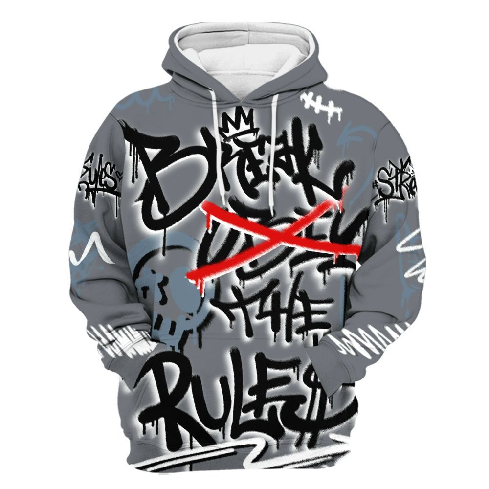 Hoodie To Match Air Max DN Silver Bullet - Break Rules Streetwear All Over Print