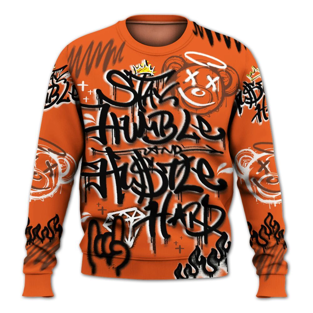 Sweatshirt To Match High OG Starfish 1s - Humble Drip Streetwear Graffity All Over Print