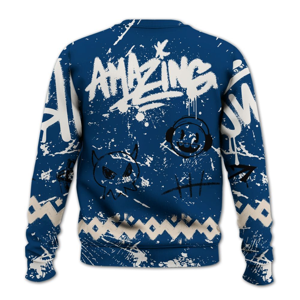 Sweatshirt To Match Retro Rare Air 11s - Friday Sneaker Crayon All Over Print