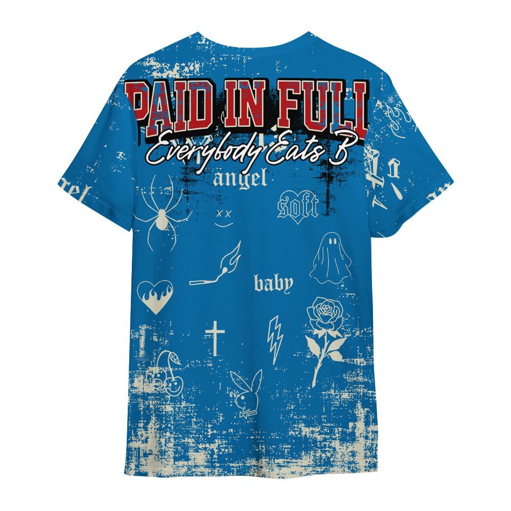 Shirt To Match Rare Air 3s - Paid In Full Money All Over Print