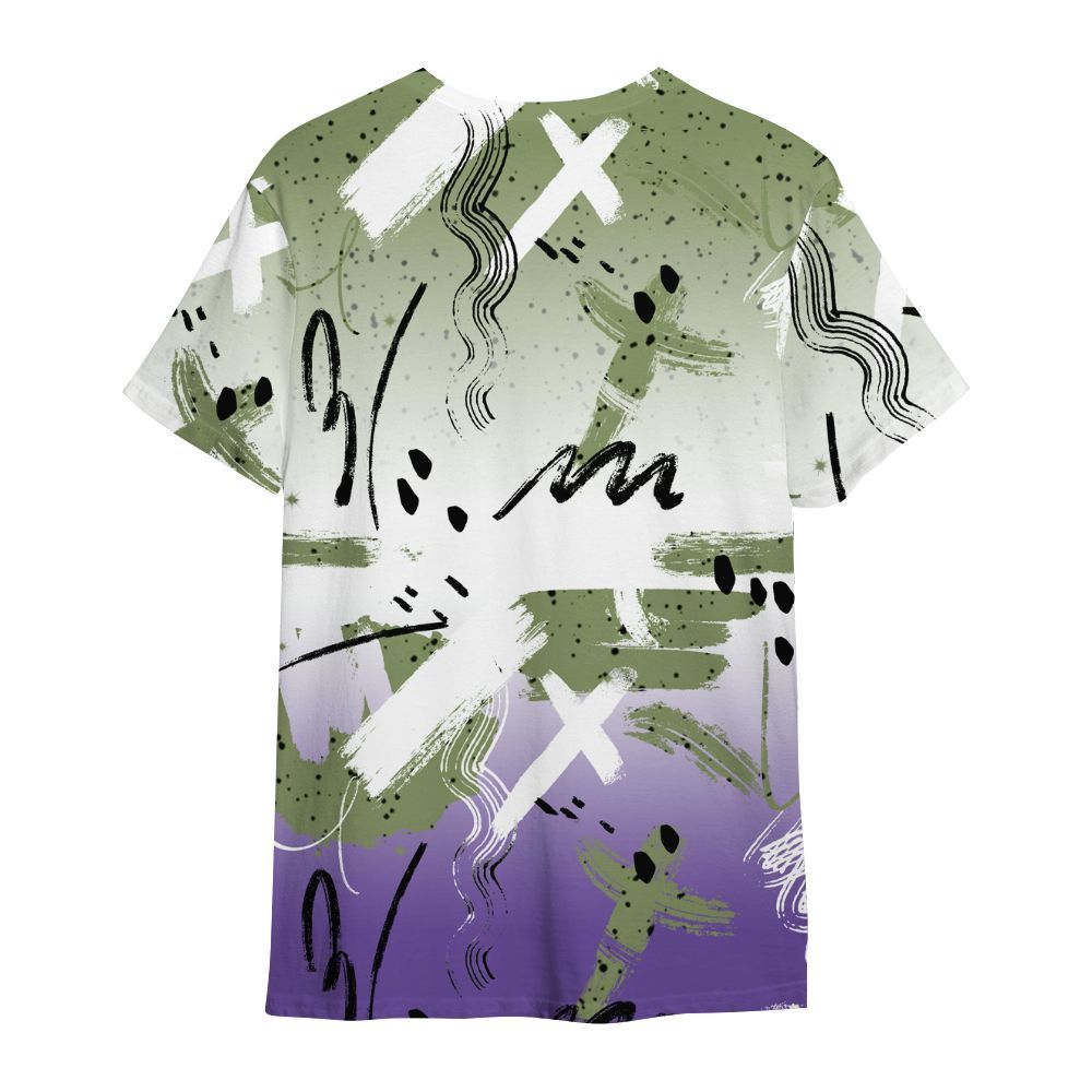 Shirt To Match Canyon Purple 4s - Money Hustle Grind Pray All Over Print