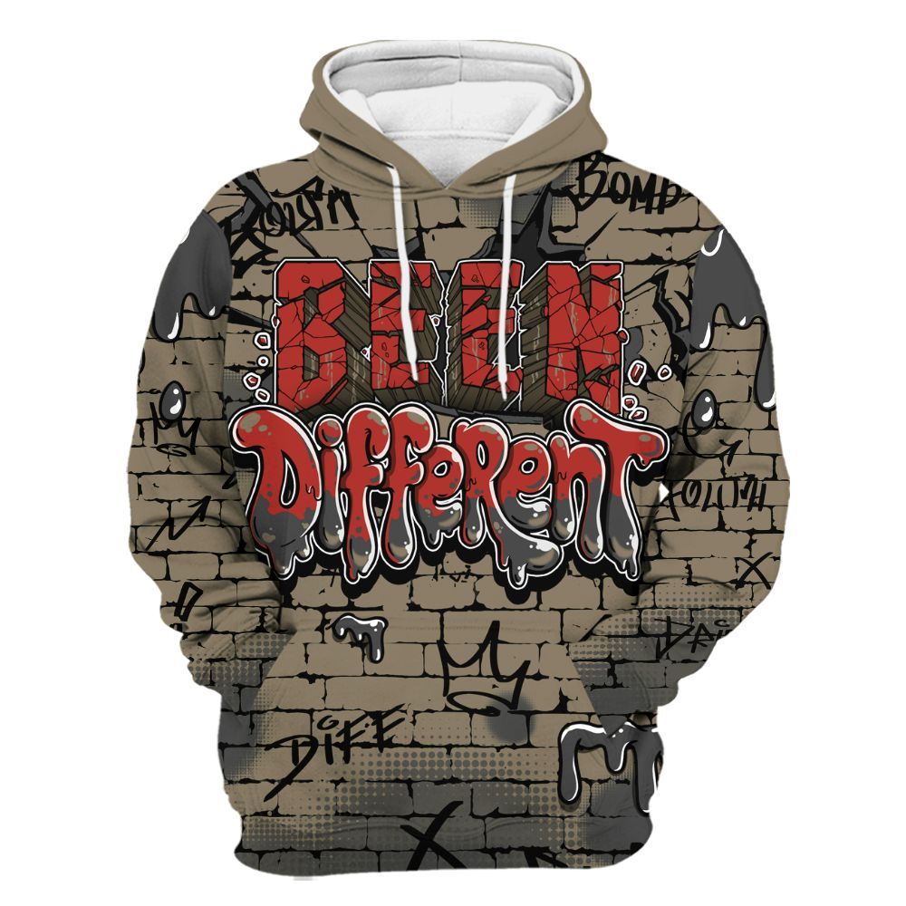 Hoodie To Match Olive 9s - Been Different Drippin Streetwear All Over Print