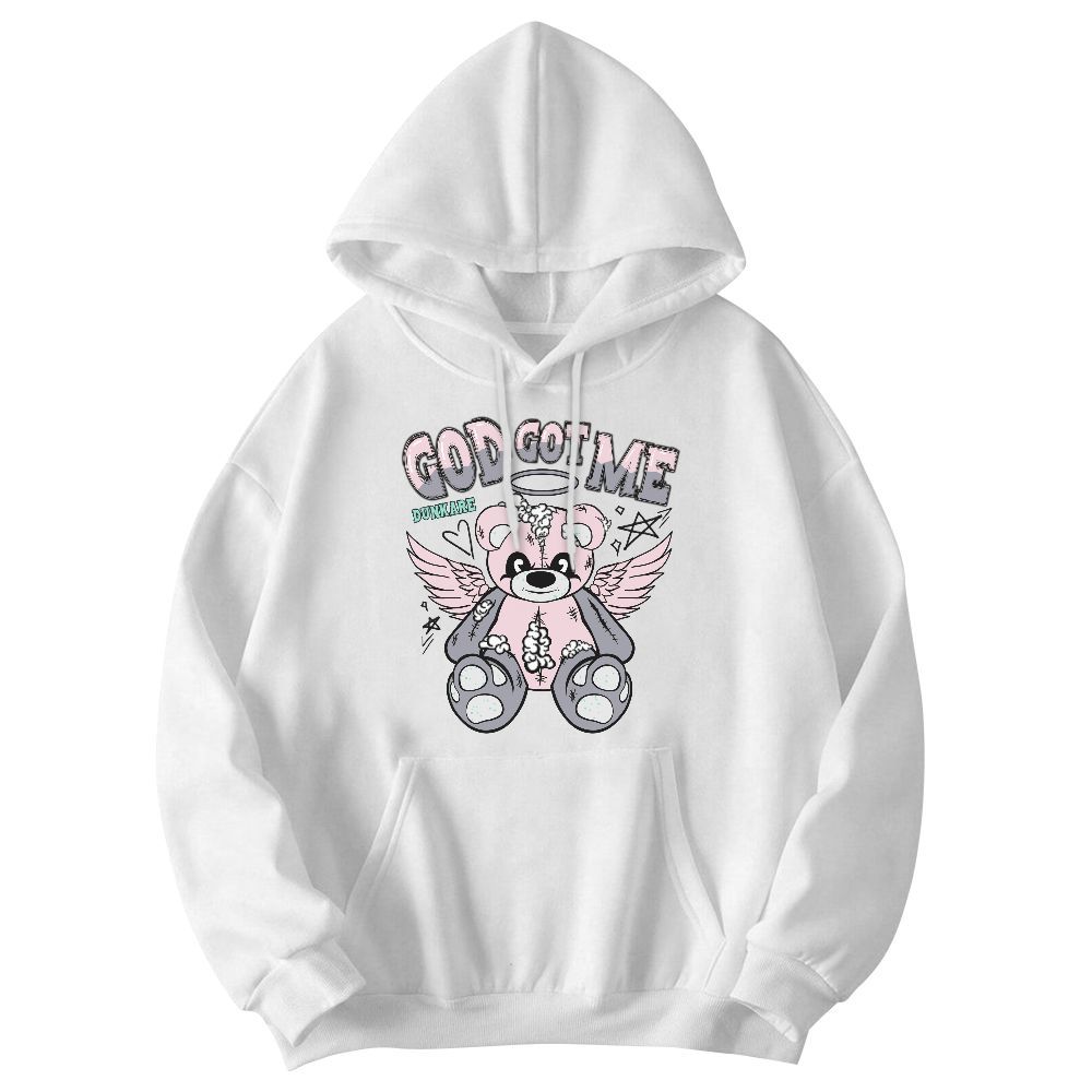 Sweatshirt To Match Retro Easter 5s - Gods Guides Me Bear Graphic