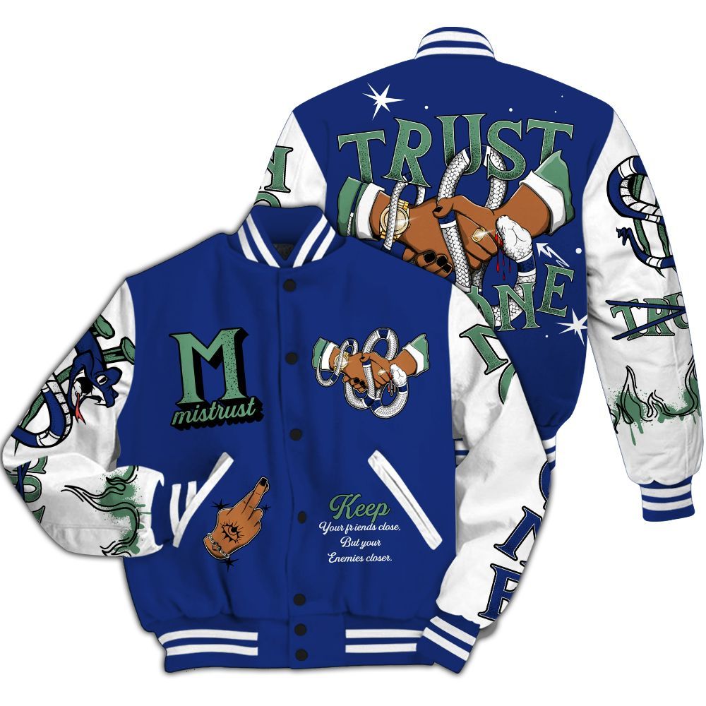 Varsity Jacket To Match Dunk Low Tennis Classic - Trust No One Snake-Bite Street Style All Over Print