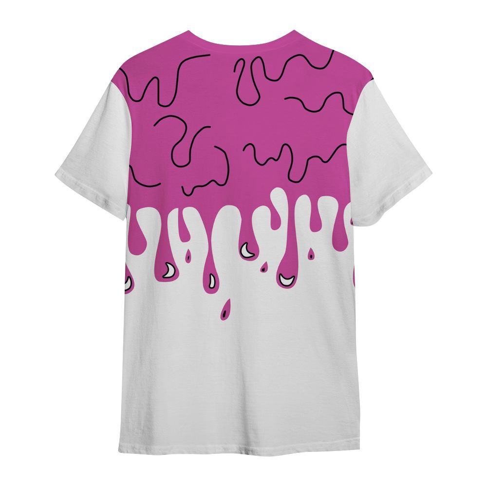 Shirt To Match Dunk Low Active Fuchsia - Snake Trust No One Drip All Over Print