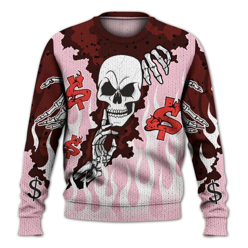 Sweater To Match Retro Awake Arctic Pink - Ones Move In Silence Graphic Trapped Graphic