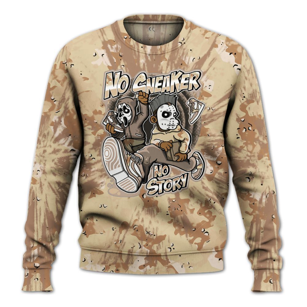 Sweatshirt To Match Desert Camo 3s - Sneakers Make Story Graphic Luxury All Over Print