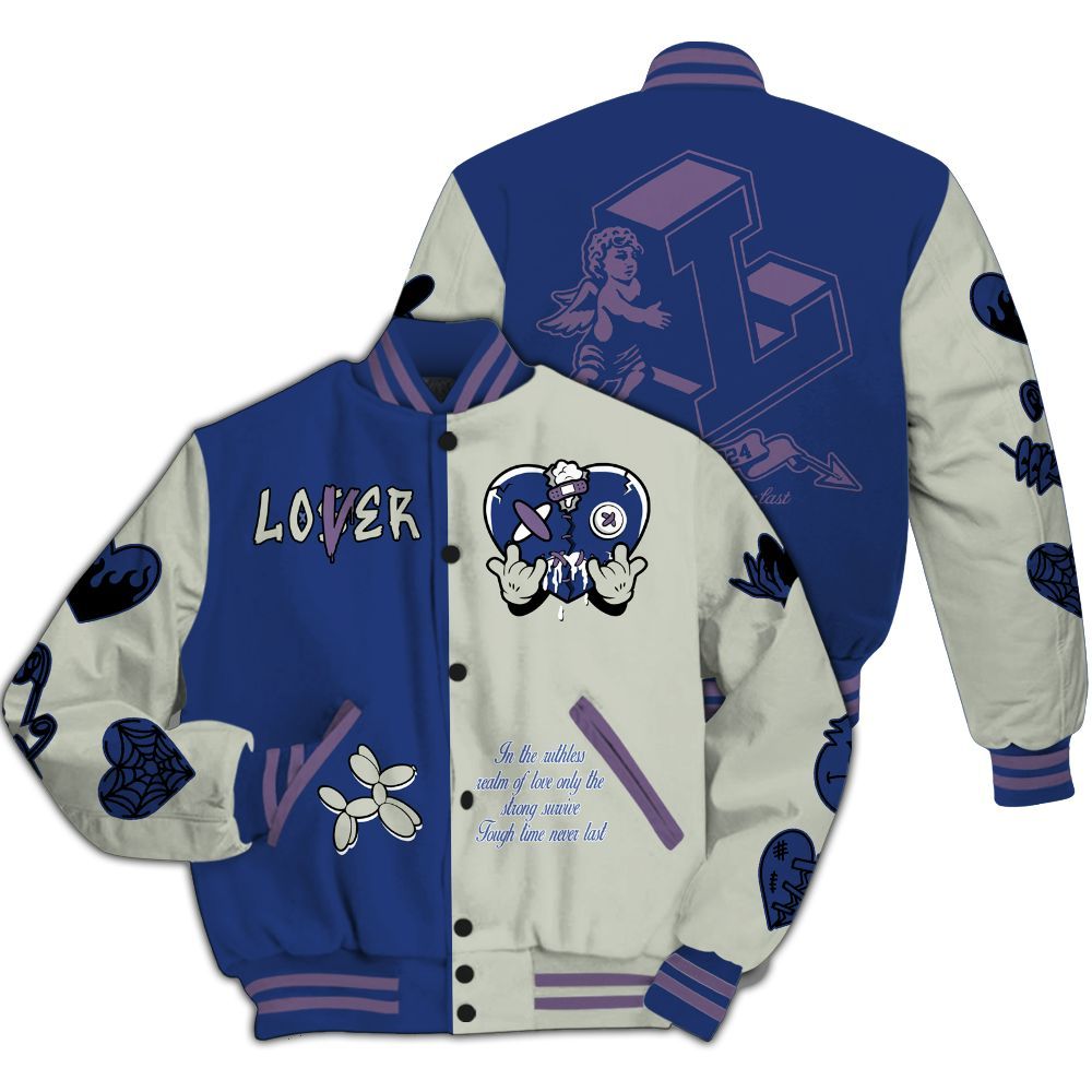 Varsity Jacket To Match Low OG Voodoo Alternate 1s - Loser Lover Heartbreak All Over Print