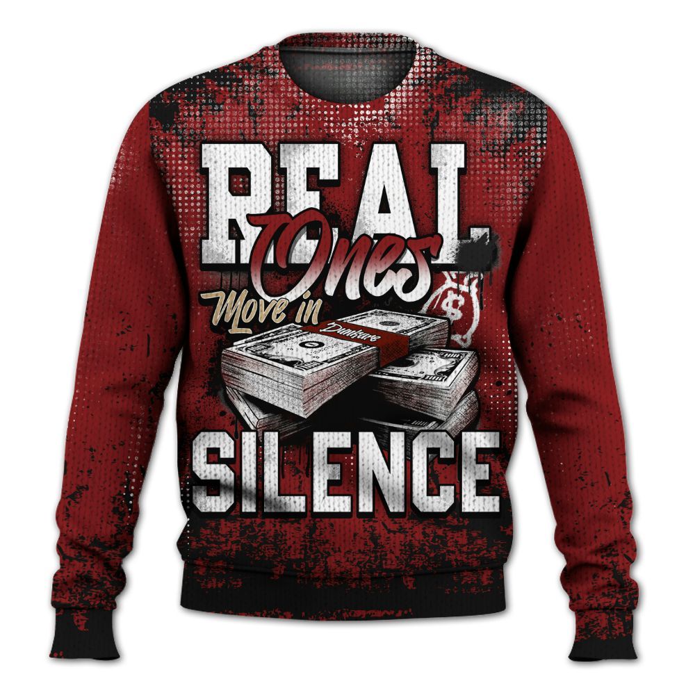 Sweater To Match Bin 23 3s - Move In Silence Money Street Retro Graphic
