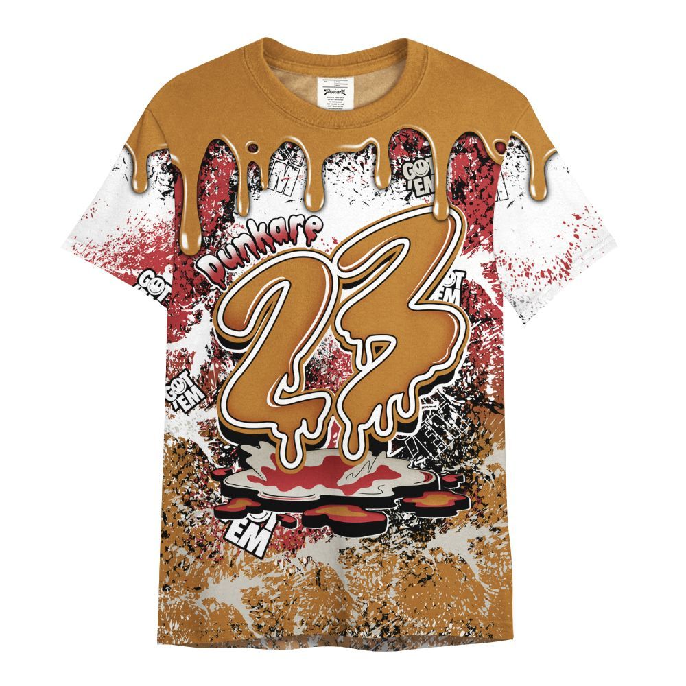 Shirt To Match Air Max Plus Sunset Swarovski - Dripping 23 Drip All Over Print