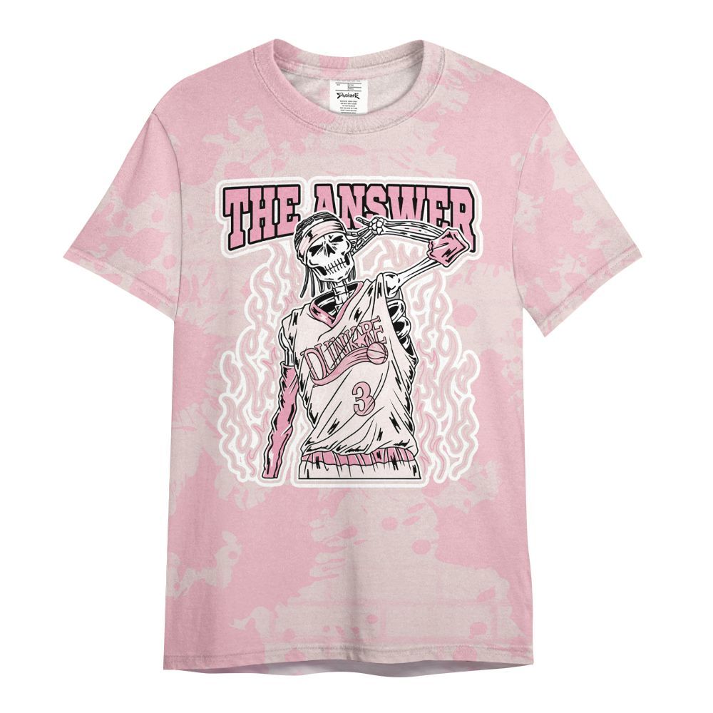 Shirt To Match Dunk Low KD 17 Aunt Pearl - Allen Answer Skeleton Brick All Over Print