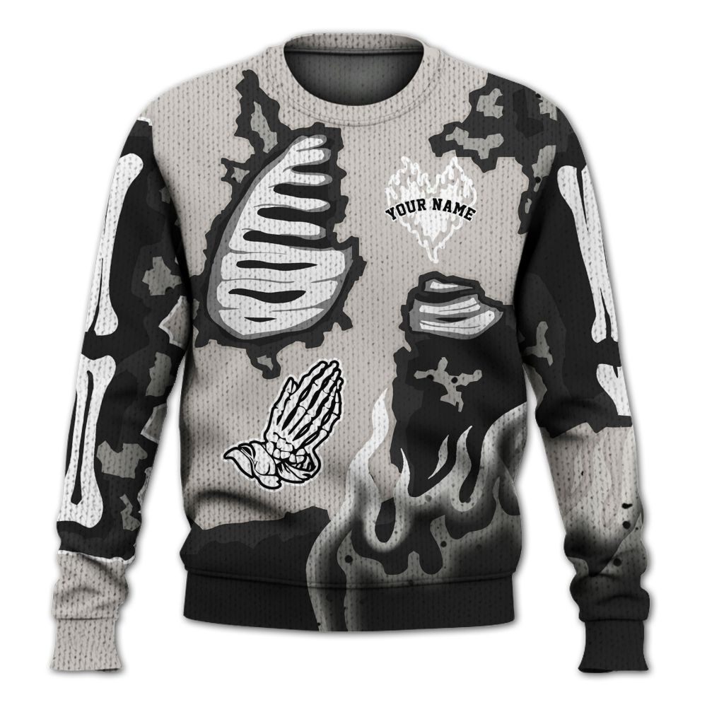 Sweater To Match The Classic 40s - Dislike Us Graphic Burning Custom Name Graphic