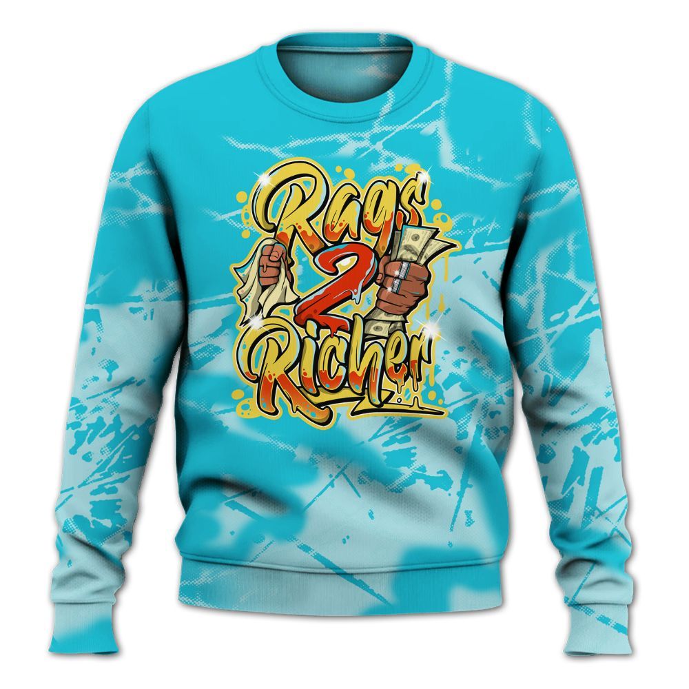 Sweatshirt To Match Dunk Low KD 17 N7 - Rag 2 Rich Graphic All Over Print