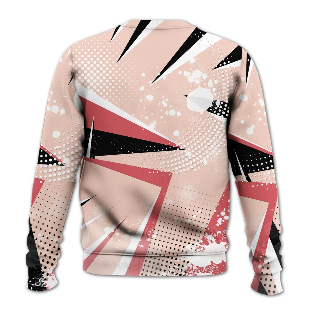 Sweatshirt To Match Washed Coral 2s Shirt, Poly Trust No One Dripping All Over Print