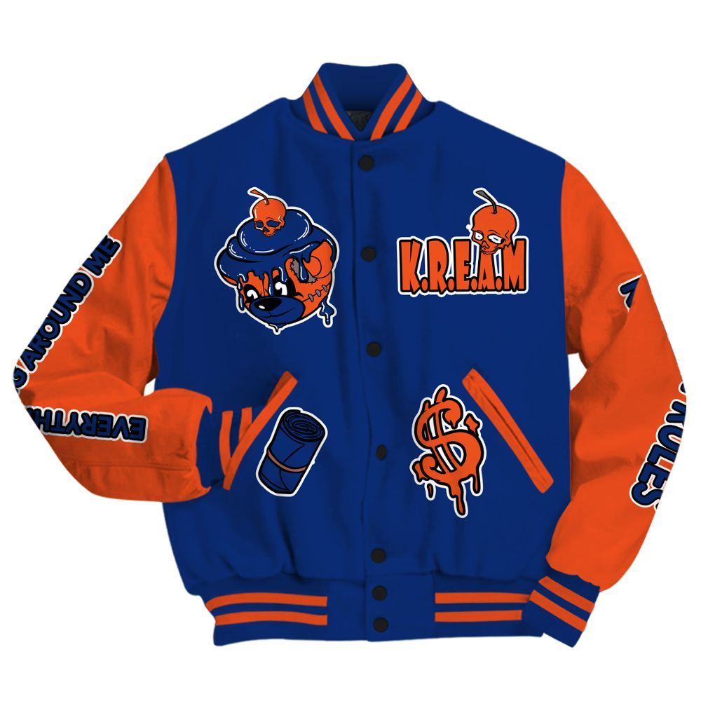 Varsity Jacket To Match Suede GS League - Loot Bear All Over Print