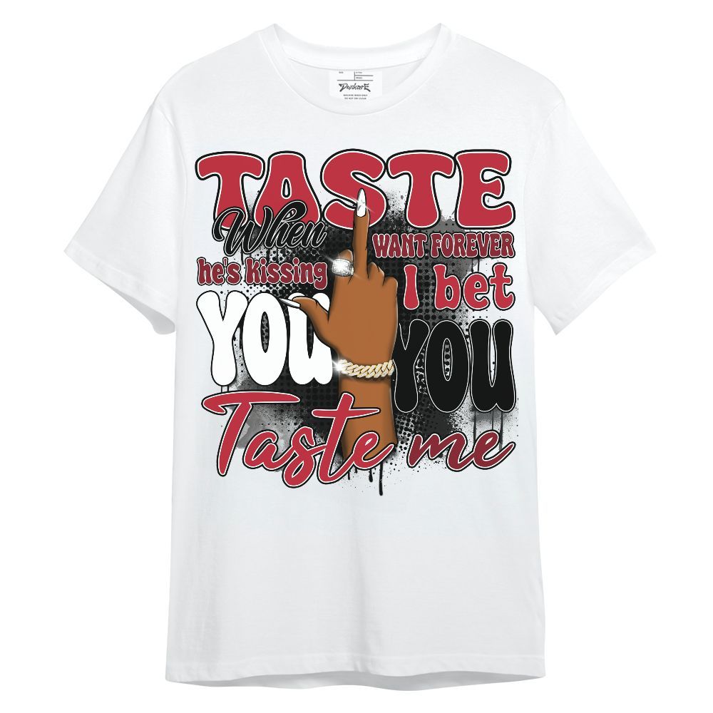 Shirt To Match Red Flint 13s - Taste Me Retro Unisex Shirt