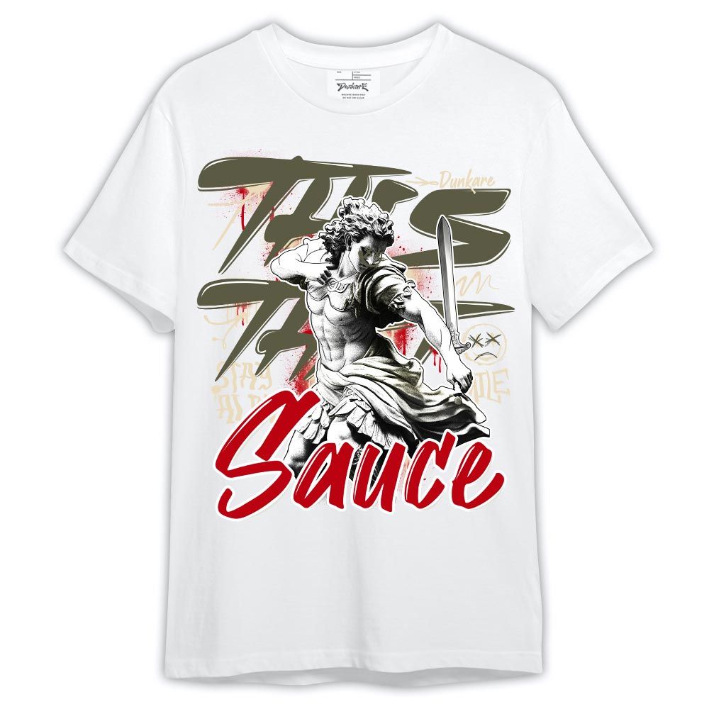 Shirt To Match Low OG Medium Olive 1s - This That Sauce Shirt Outfit
