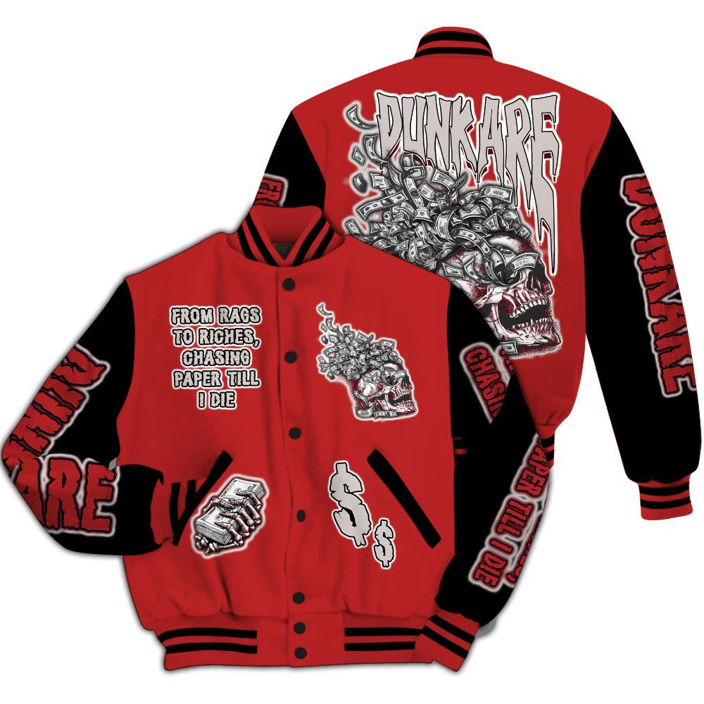Varsity Jacket To Match Kobe 9 Elite Christmas - From Rags To Riches All Over Print