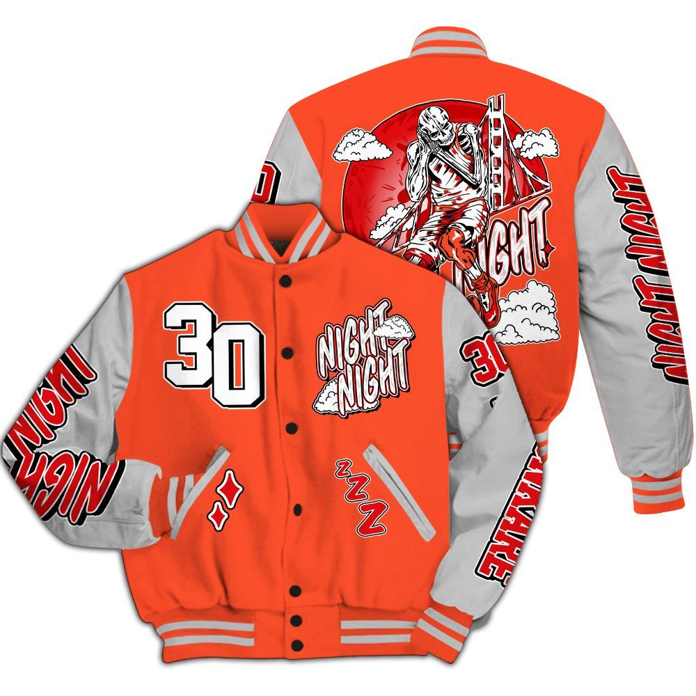 Varsity Jacket To Match Air Max 1 86 Cosmic Clay - Seeya Skeleton All Over Print