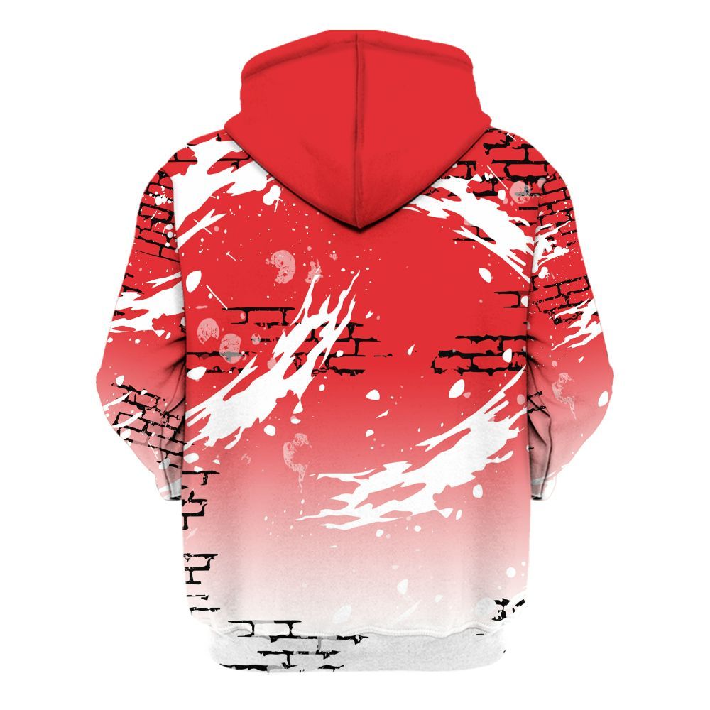 Hoodie To Match Chile Red 9s - Values Of Loyalty Drip All Over Print