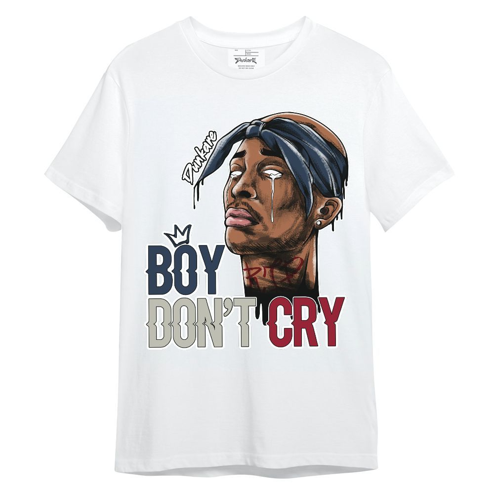Shirt To Match Navy Blue 2024 6s - Boiz Ain't Cry Unique Unisex Shirt
