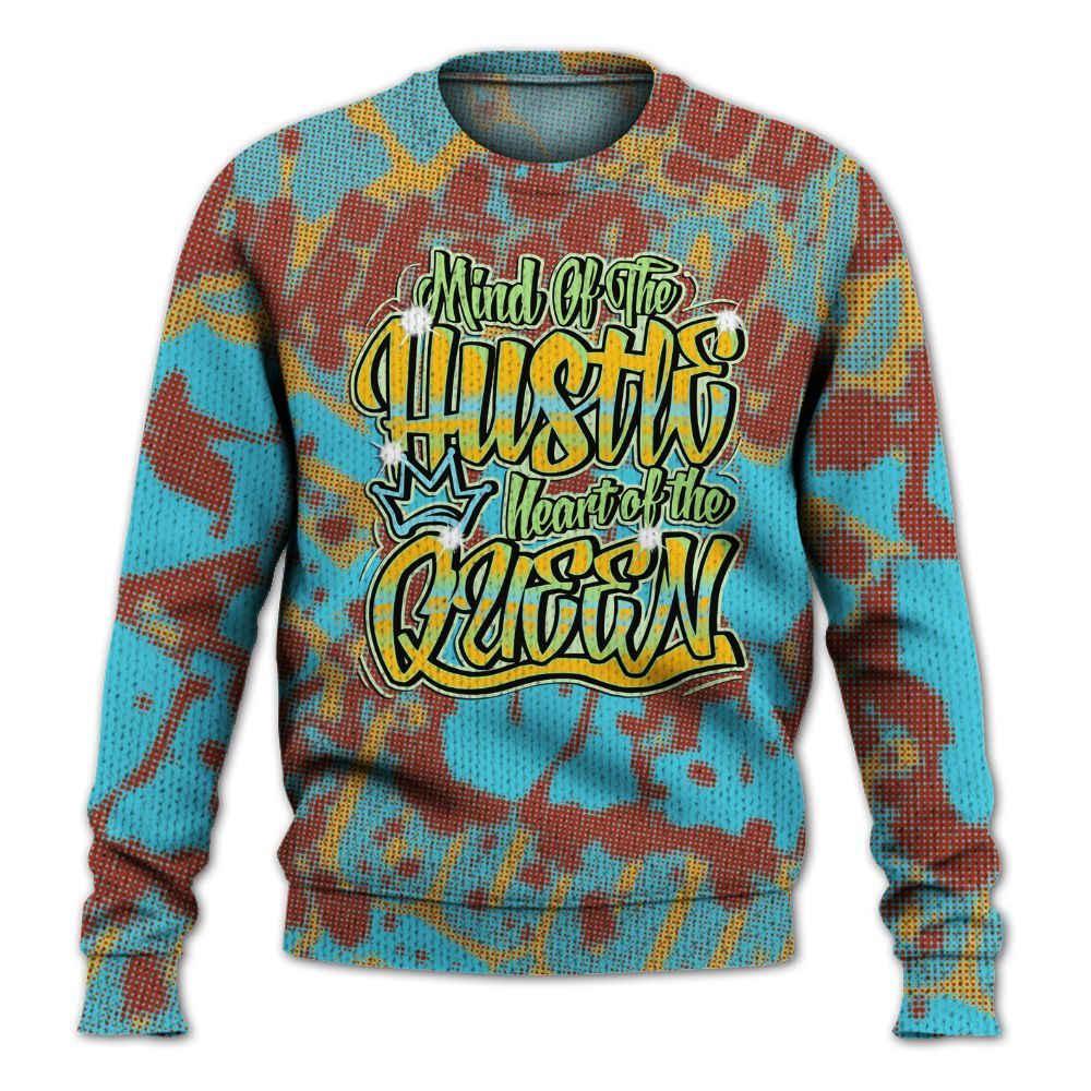 Knitted Sweater To Match SB Dunk Di'Orr Greenwood - Hustles Heart Queens Street