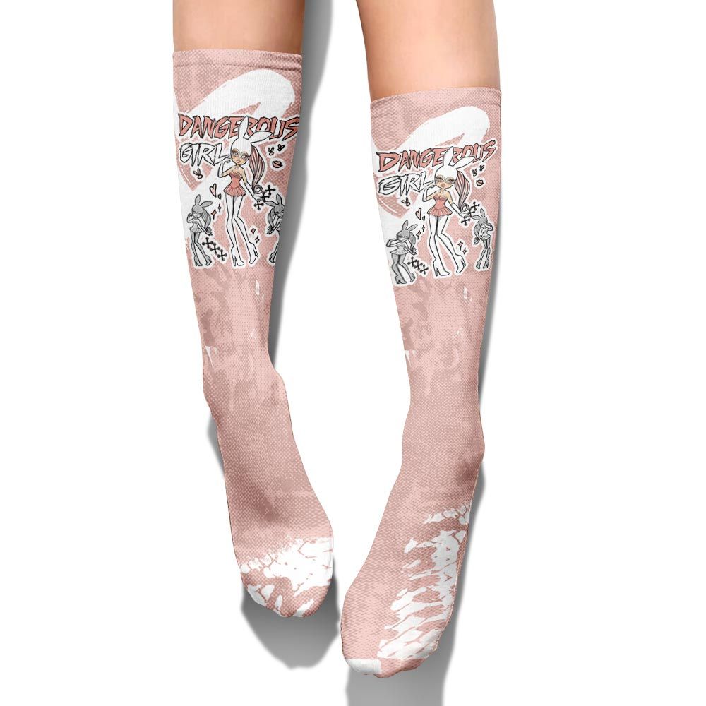 Sock To Match Low Legend Pink 11s - Dangerous.Girl