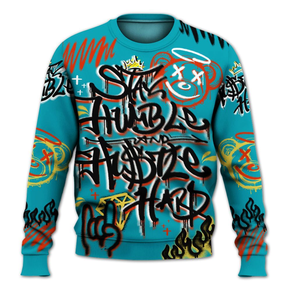 Sweatshirt To Match Dunk Low KD 17 N7 - Humble Drip Streetwear Graffity All Over Print