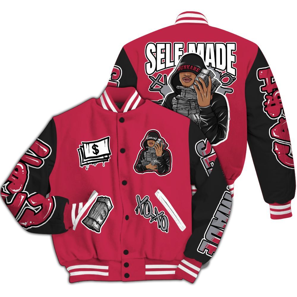 Varsity Jacket To Match Toro Bravo 4s - Selfmade Unique All Over Print