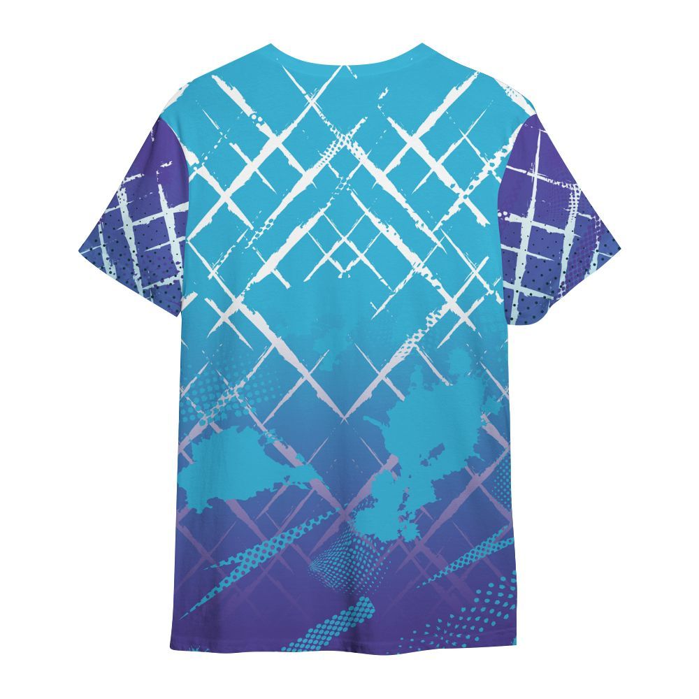 Shirt To Match Retro Aqua 6s - Halftone Stand Business Dripping All Over Print