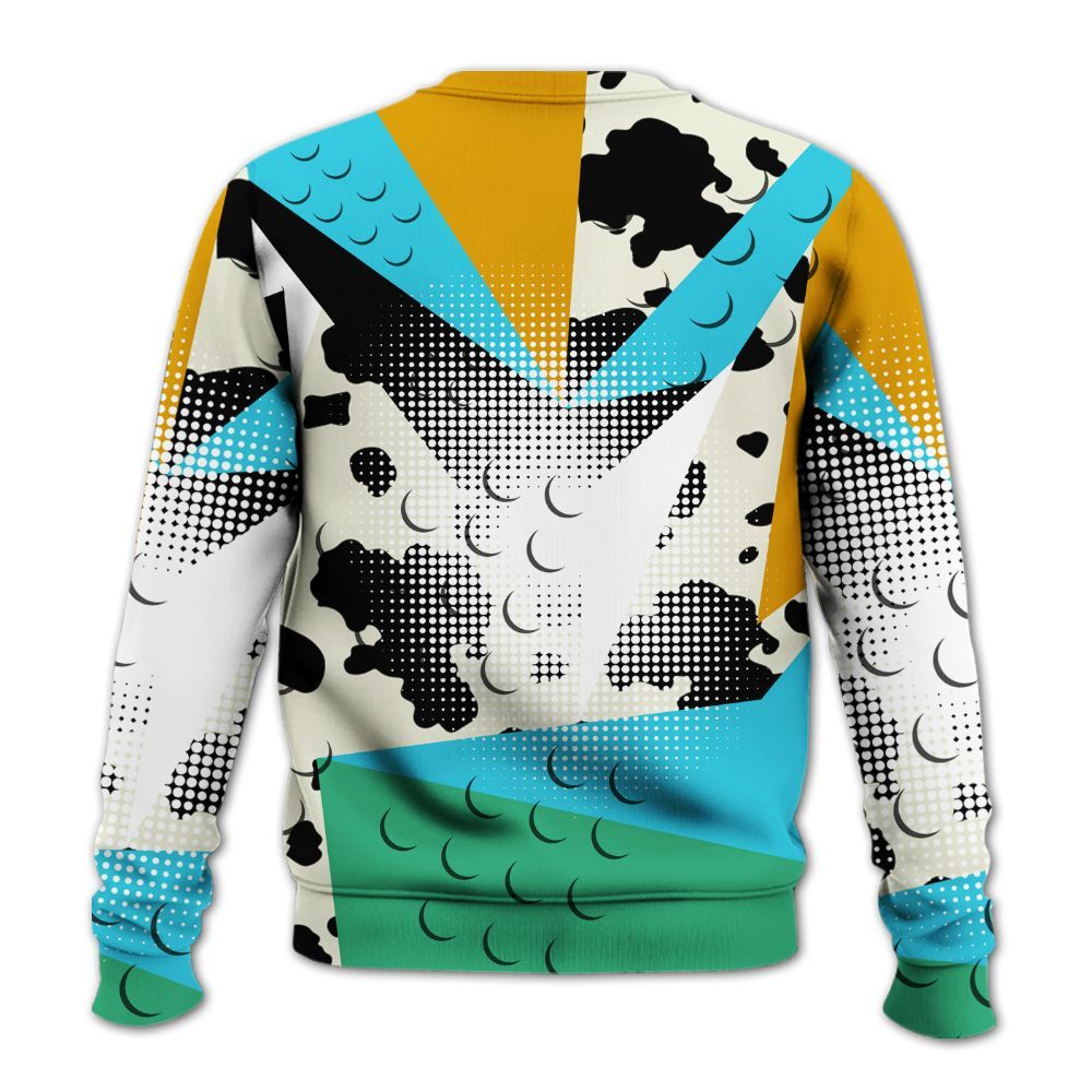 Sweatshirt To Match Dunk Chunky Dunky - Poly Custom Name Number 23 5s All Over Print