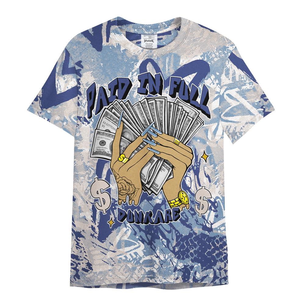 Shirt To Match High OG First In Flight 1s - Paid In Full Unique Heart Grunge Shirt Unisex